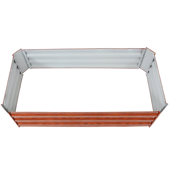 Galvanized Steel Raised Garden Bed - Rectangle - 48"