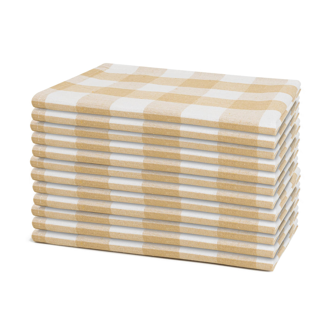 Plaid Dinner Napkins