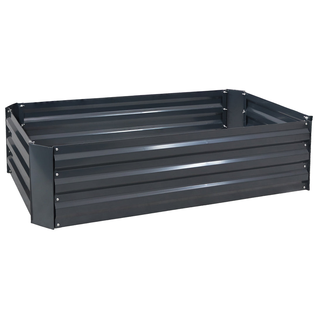 Galvanized Steel Raised Garden Bed - Rectangle - 48"