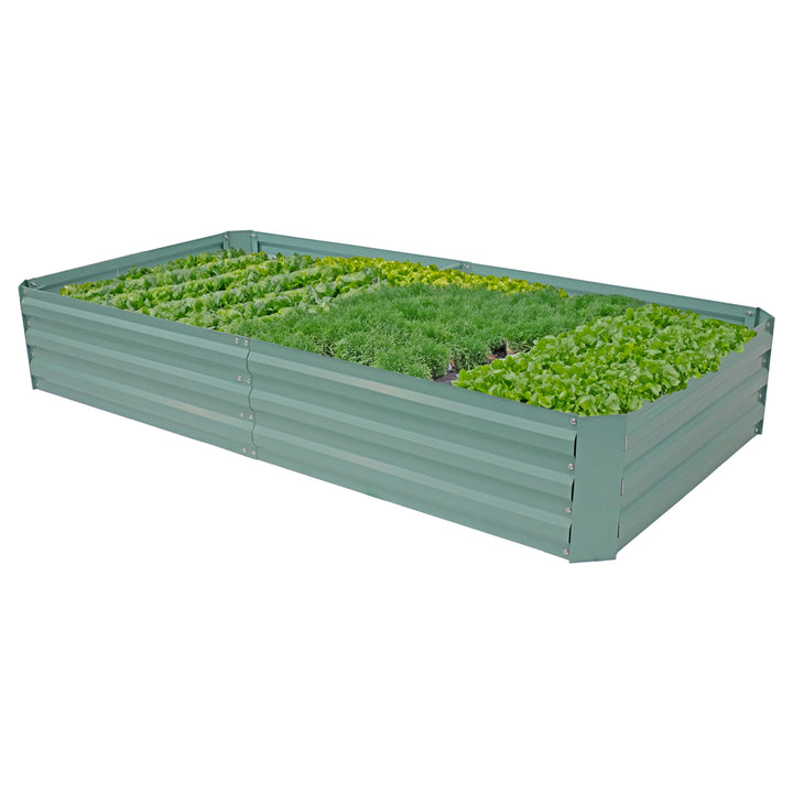 Galvanized Steel Rectangle Raised Garden Bed