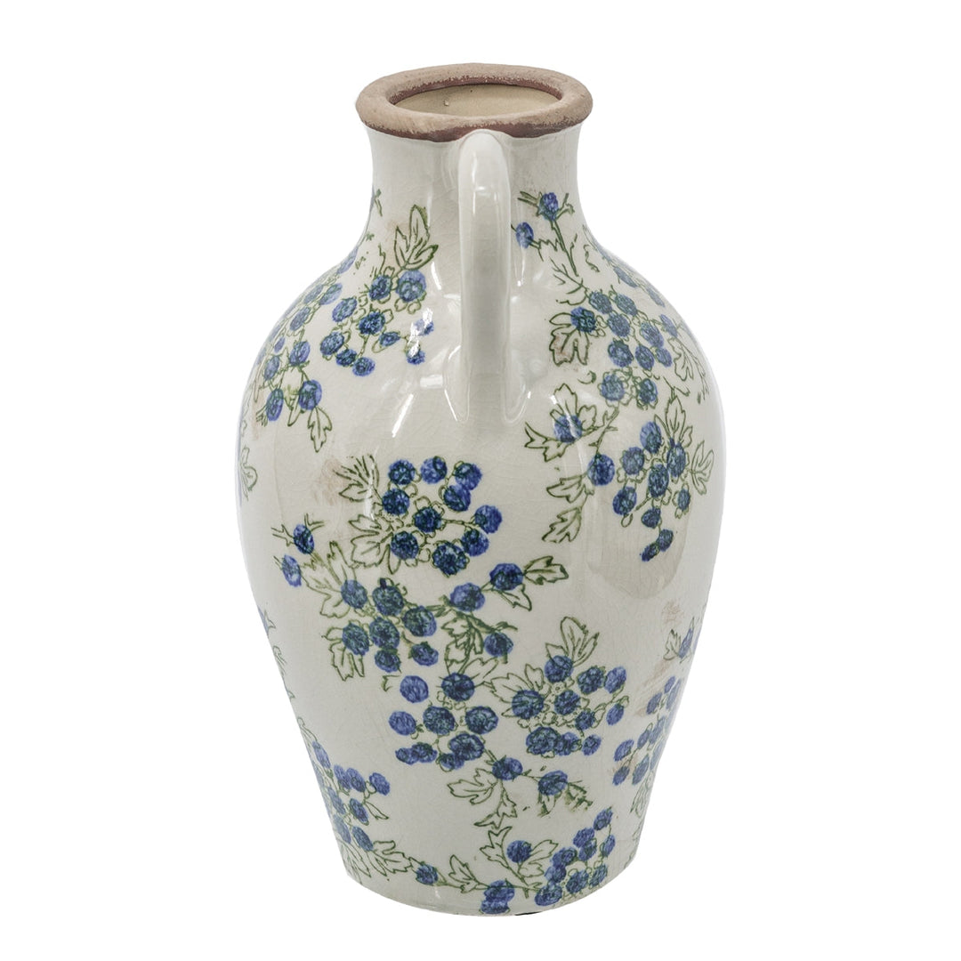 Vintage European Pottery-Inspired Vase