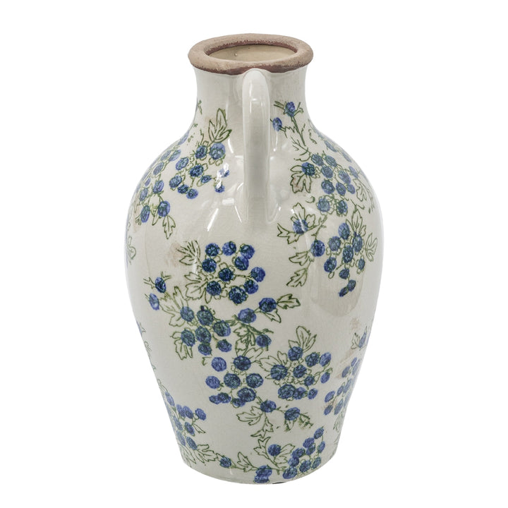 Vintage European Pottery-Inspired Vase