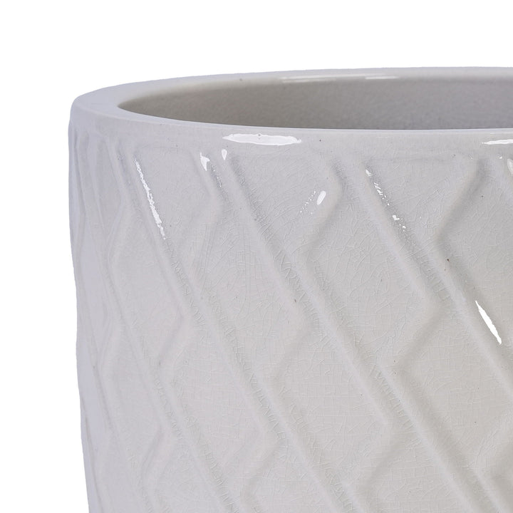 Ceramic Flowerpot, Planter For Patio, Garden, Windowsill