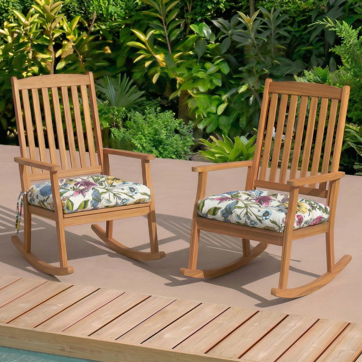 Outdoor Chair Cushions Set of 2 - Waterproof &amp; Stylish