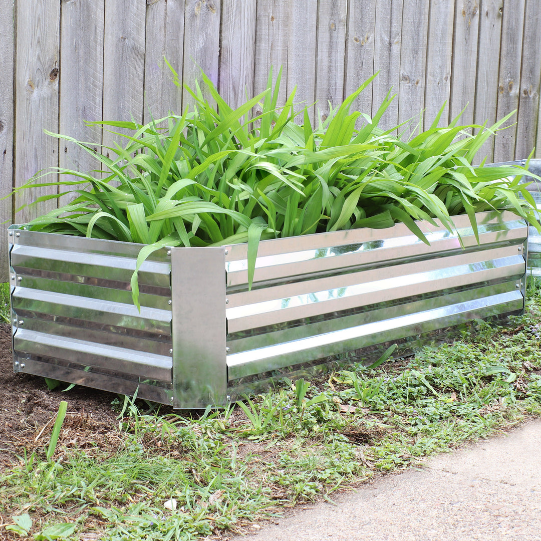 Galvanized Steel Raised Garden Bed - Rectangle - 48"