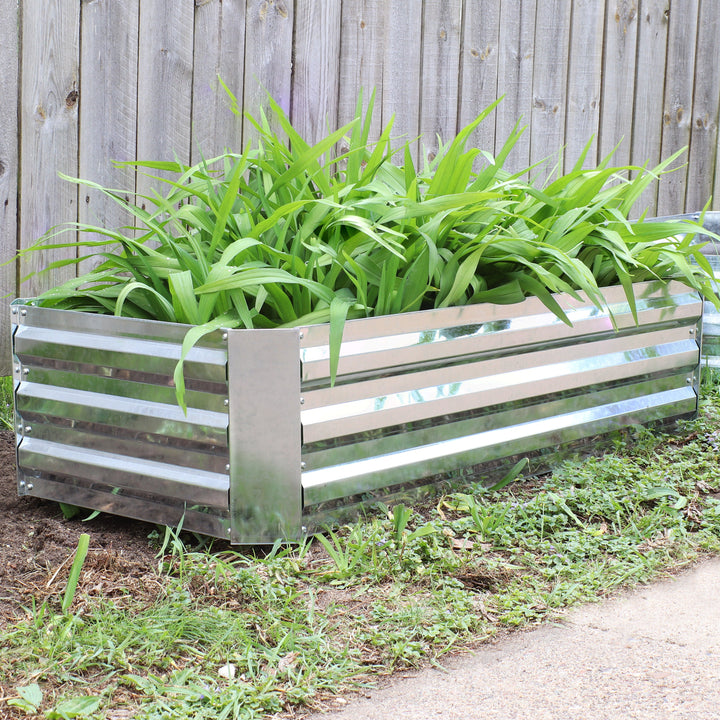 Galvanized Steel Raised Garden Bed - Rectangle - 48"