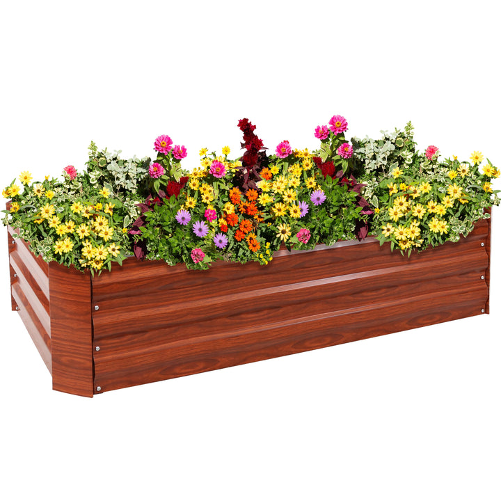 Galvanized Steel Raised Garden Bed - Rectangle - 48"