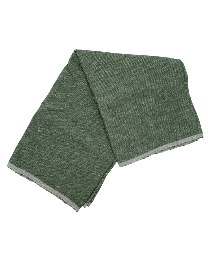 The kd weave Throw - Olive