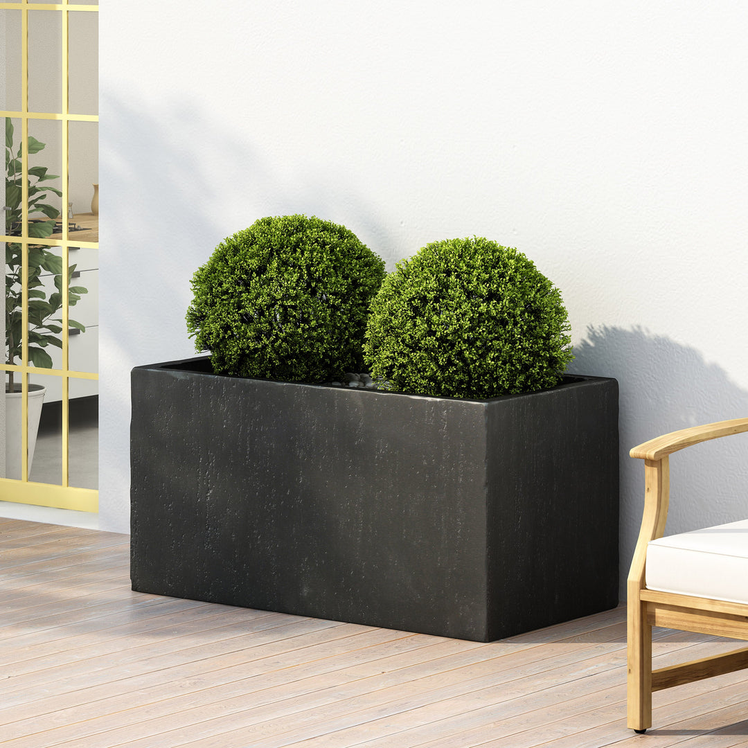 Outdoor Large Square MGO Planter 35&