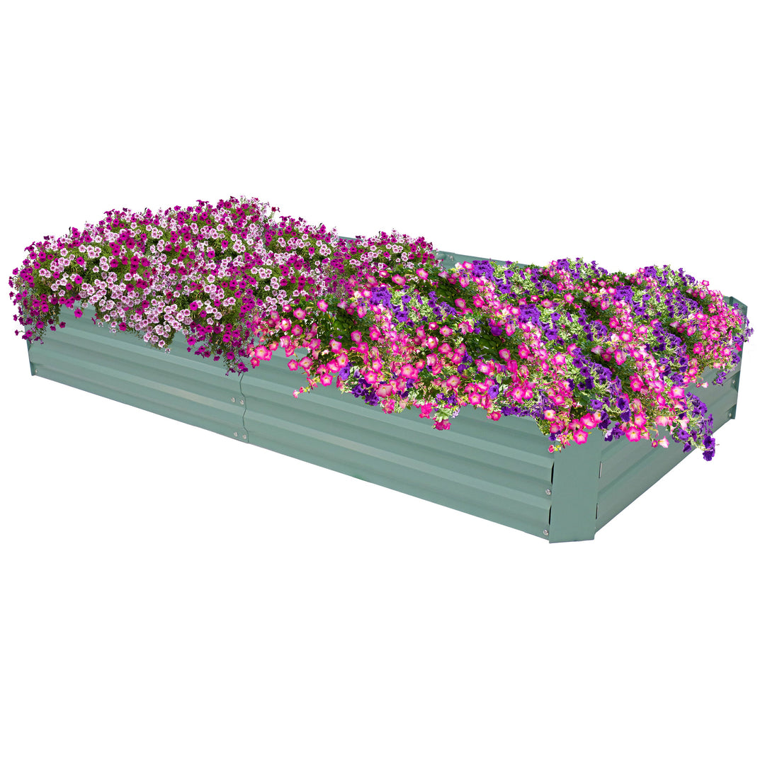 Galvanized Steel Rectangle Raised Garden Bed