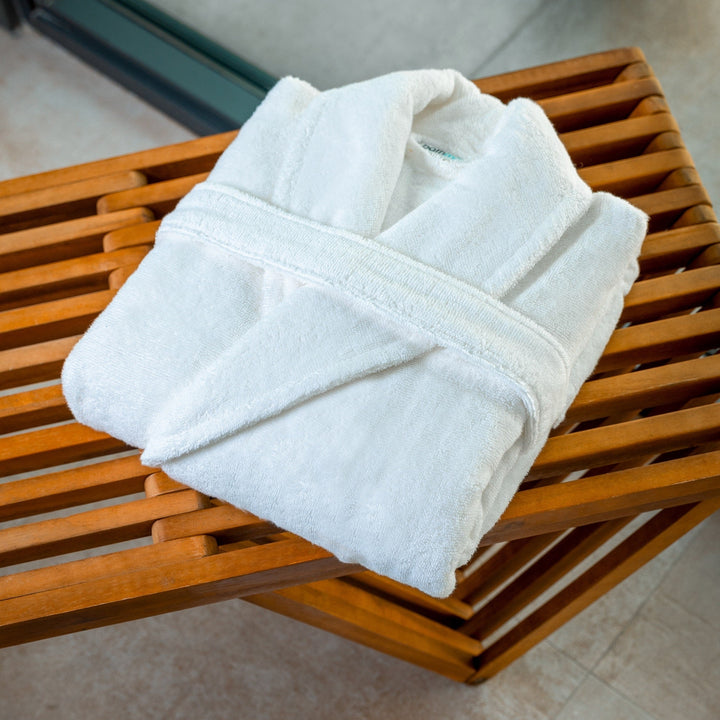 Luxury Organic Bathrobe &amp; Slipper Set
