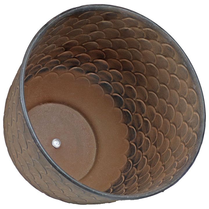 Dinah Metal Outdoor Plant Pots - 12.5"