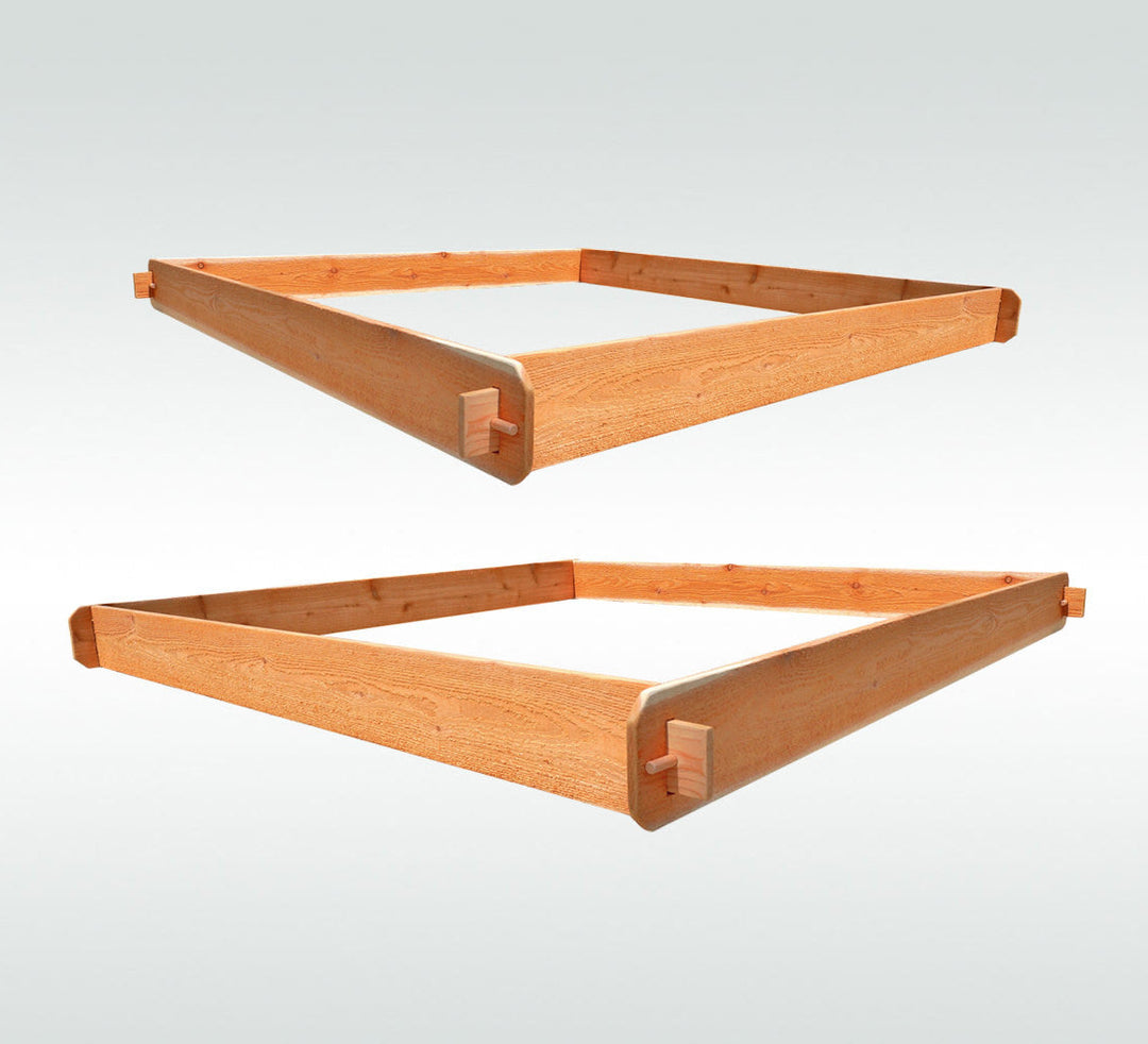 Timberlane Gardens Raised Garden Bed Kit Large Double Deep (Two 6x6) Select Cedar
