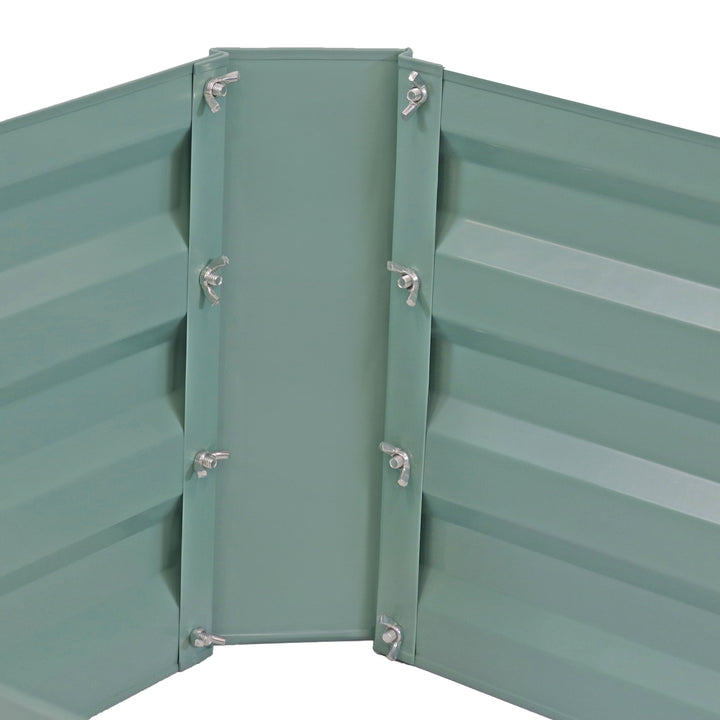 Galvanized Steel Rectangle Raised Garden Bed