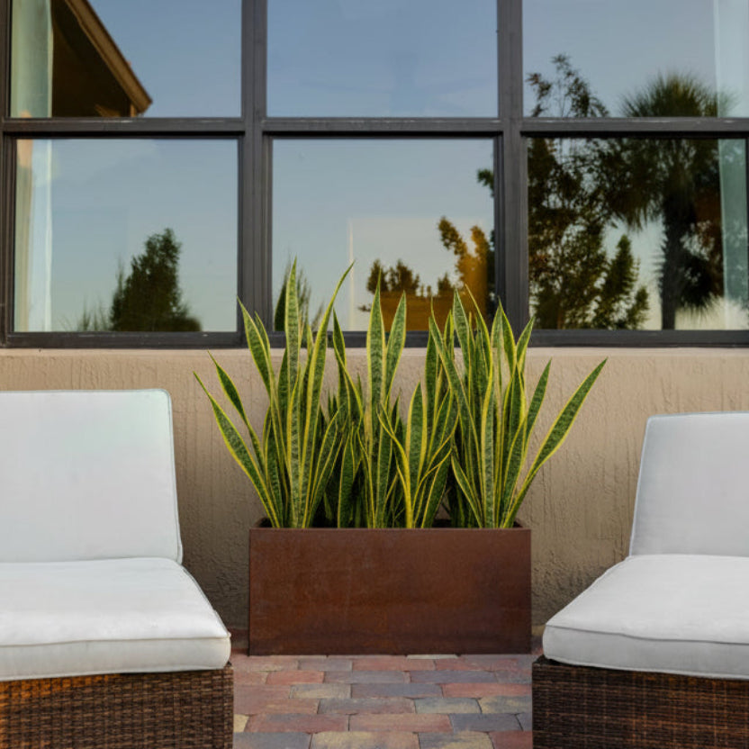 Corten Steel Box Planters - FREE SHIPPING! - Made in the U.S.A
