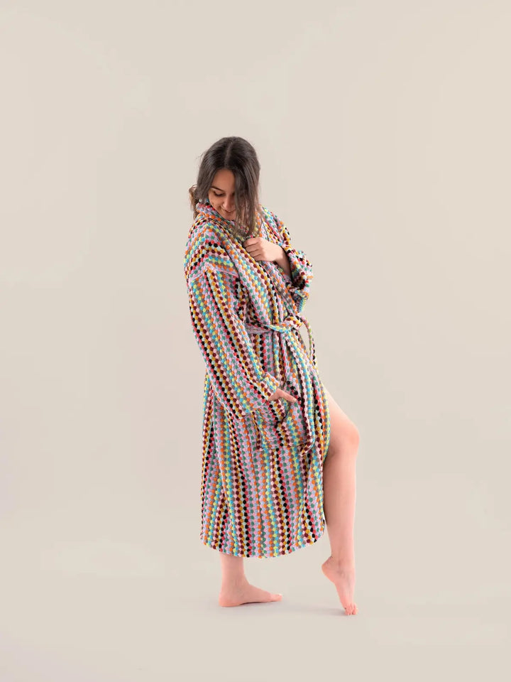 Pom Pom Bathrobe