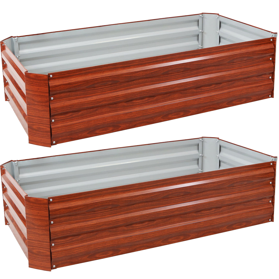 Galvanized Steel Raised Garden Bed - Rectangle - 48"