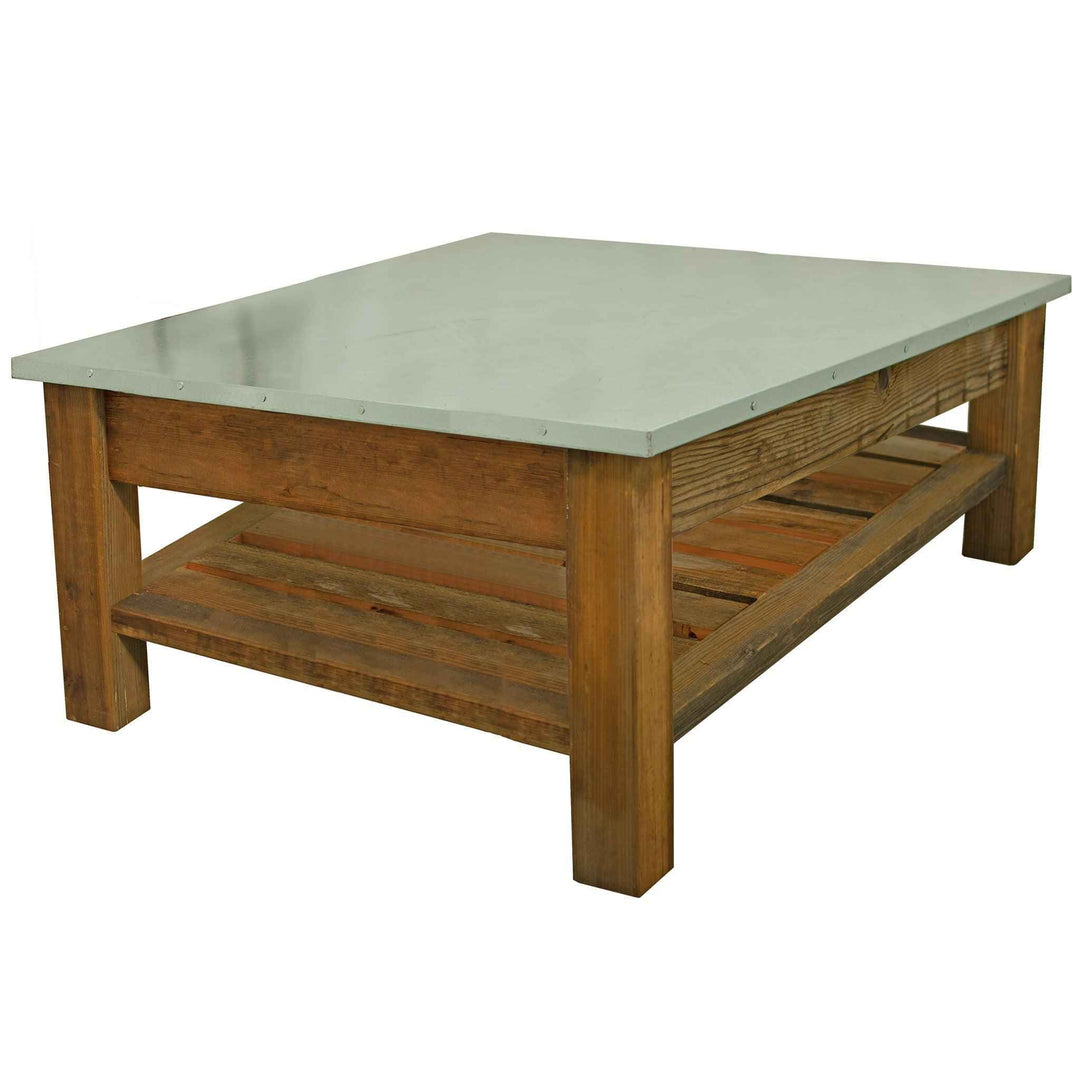 Redwood Patio Coffee Table - Made in the U.S.A
