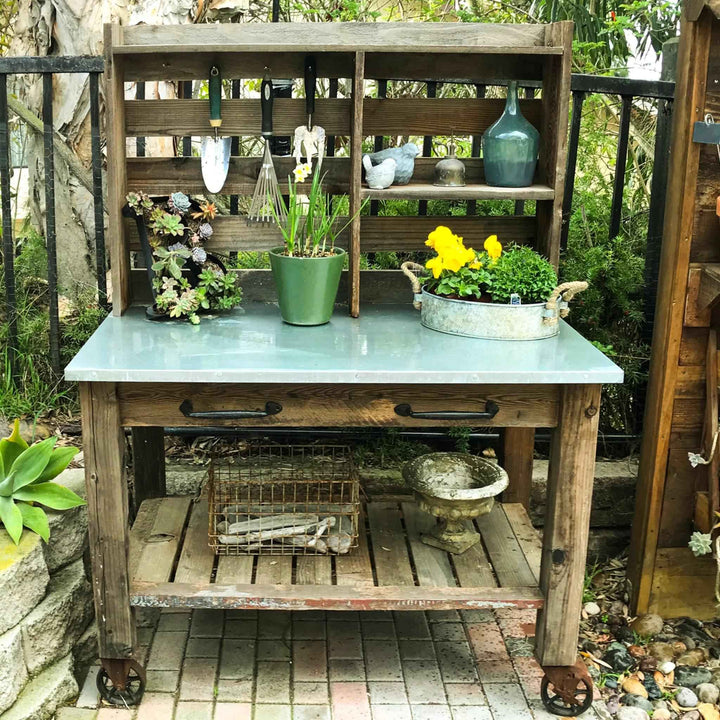Redwood Potting Table - Made in the U.S.A