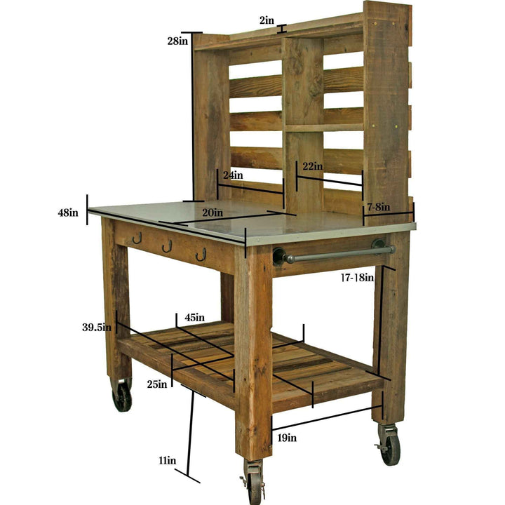 Redwood Potting Table - Made in the U.S.A