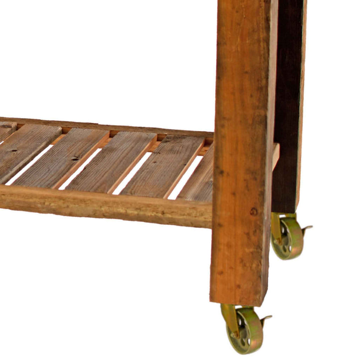 Redwood Potting Table Rolling Cart - Multiple Choice Available - Made in the U.S.A
