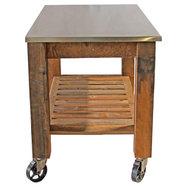 Redwood Potting Table Rolling Cart - Multiple Choice Available - Made in the U.S.A