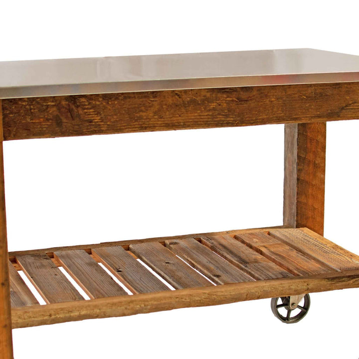 Redwood Potting Table Rolling Cart - Multiple Choice Available - Made in the U.S.A