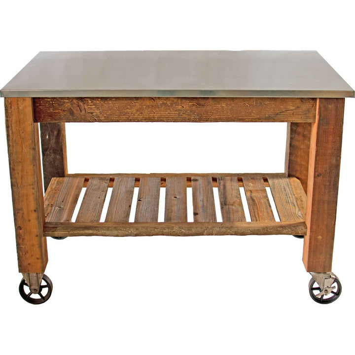 Redwood Potting Table Rolling Cart - Multiple Choice Available - Made in the U.S.A