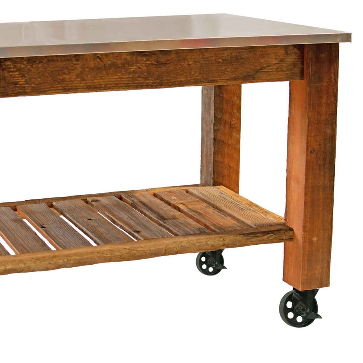 Redwood Potting Table Rolling Cart - Multiple Choice Available - Made in the U.S.A