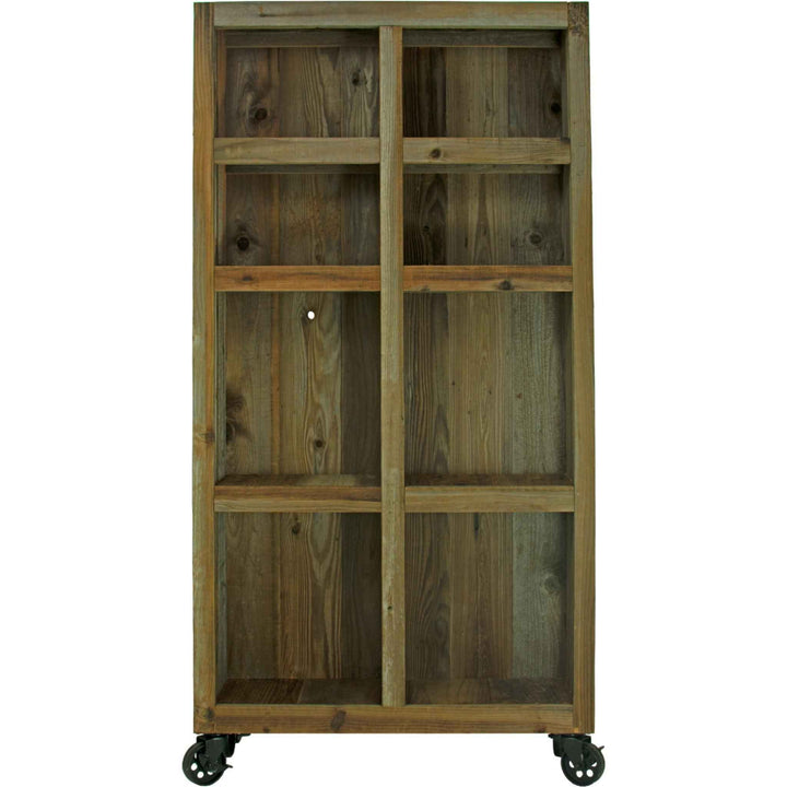 Rolling Redwood Storage Cabinet - Made in the U.S.A