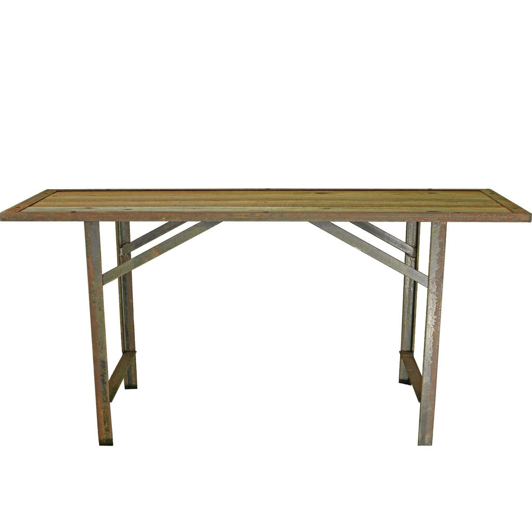 Rustic Redwood Outdoor Work Bench
