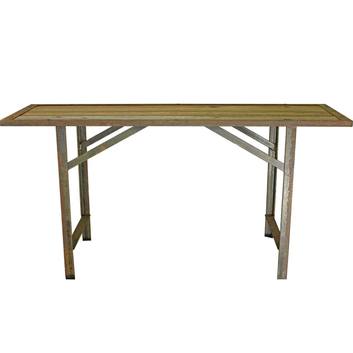 Rustic Redwood Outdoor Work Bench
