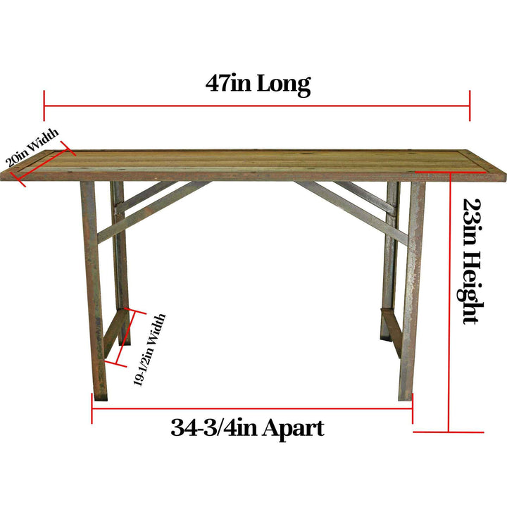Rustic Redwood Outdoor Work Bench