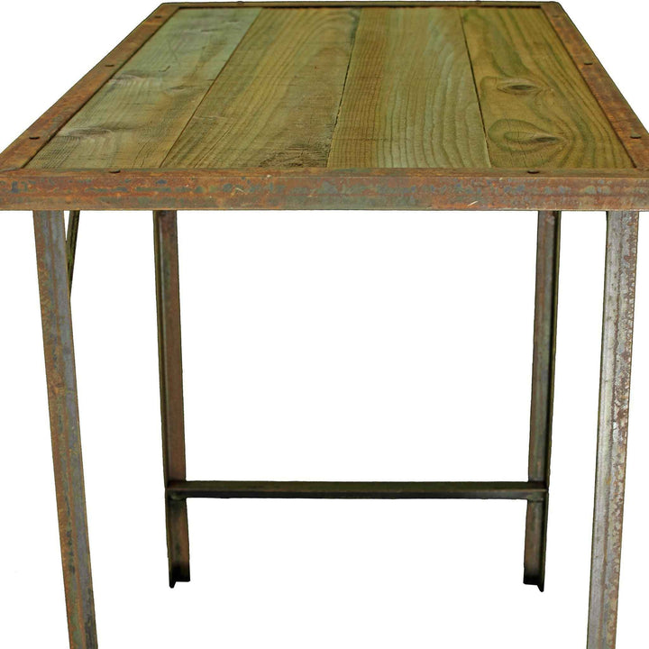 Rustic Redwood Outdoor Work Table - Made in the U.S.A