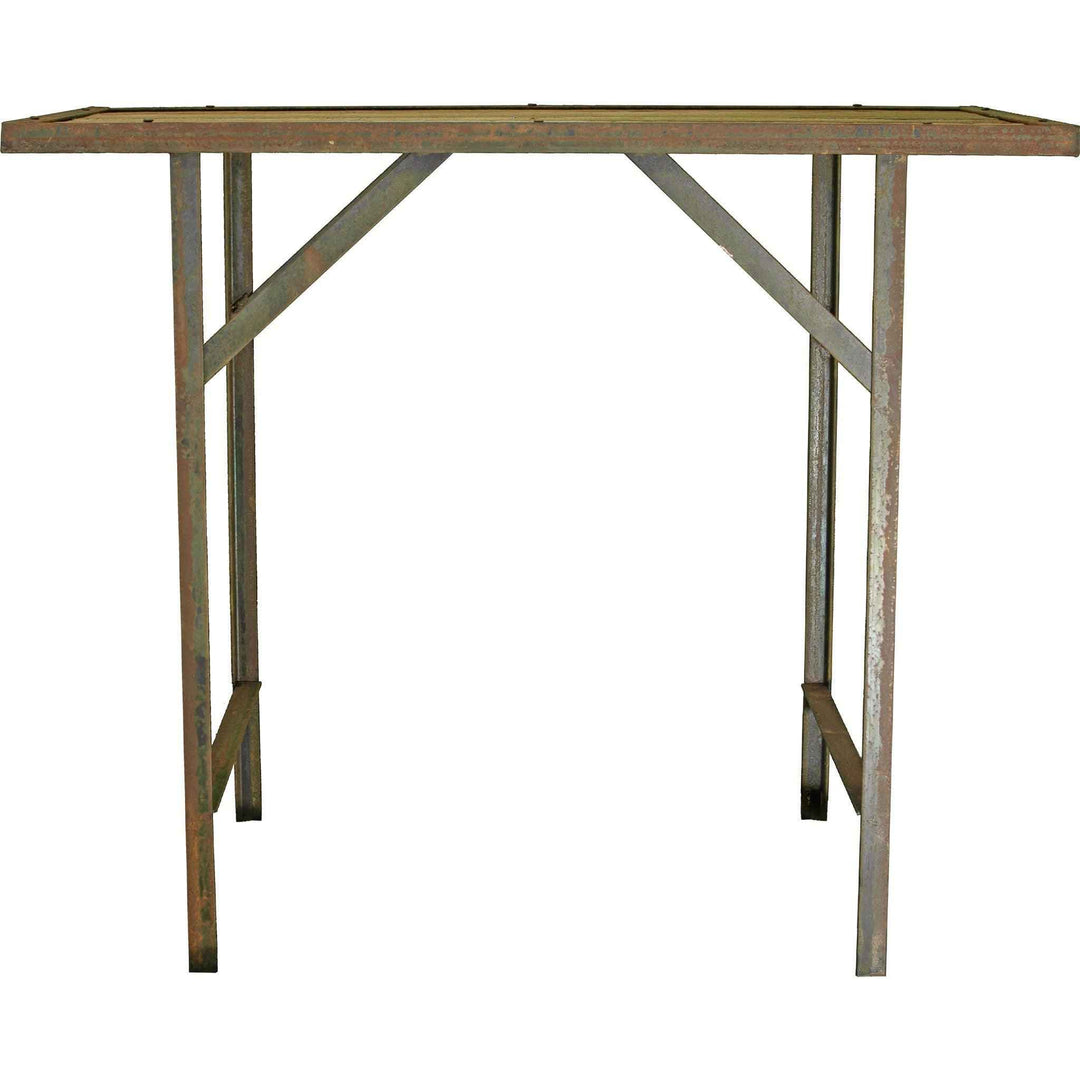 Rustic Redwood Outdoor Work Table - Made in the U.S.A
