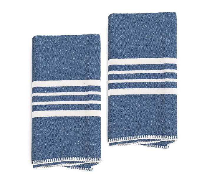 FARMHOUSE HAND TOWEL , WITHOUT FRINGES ( SET OF 2 )