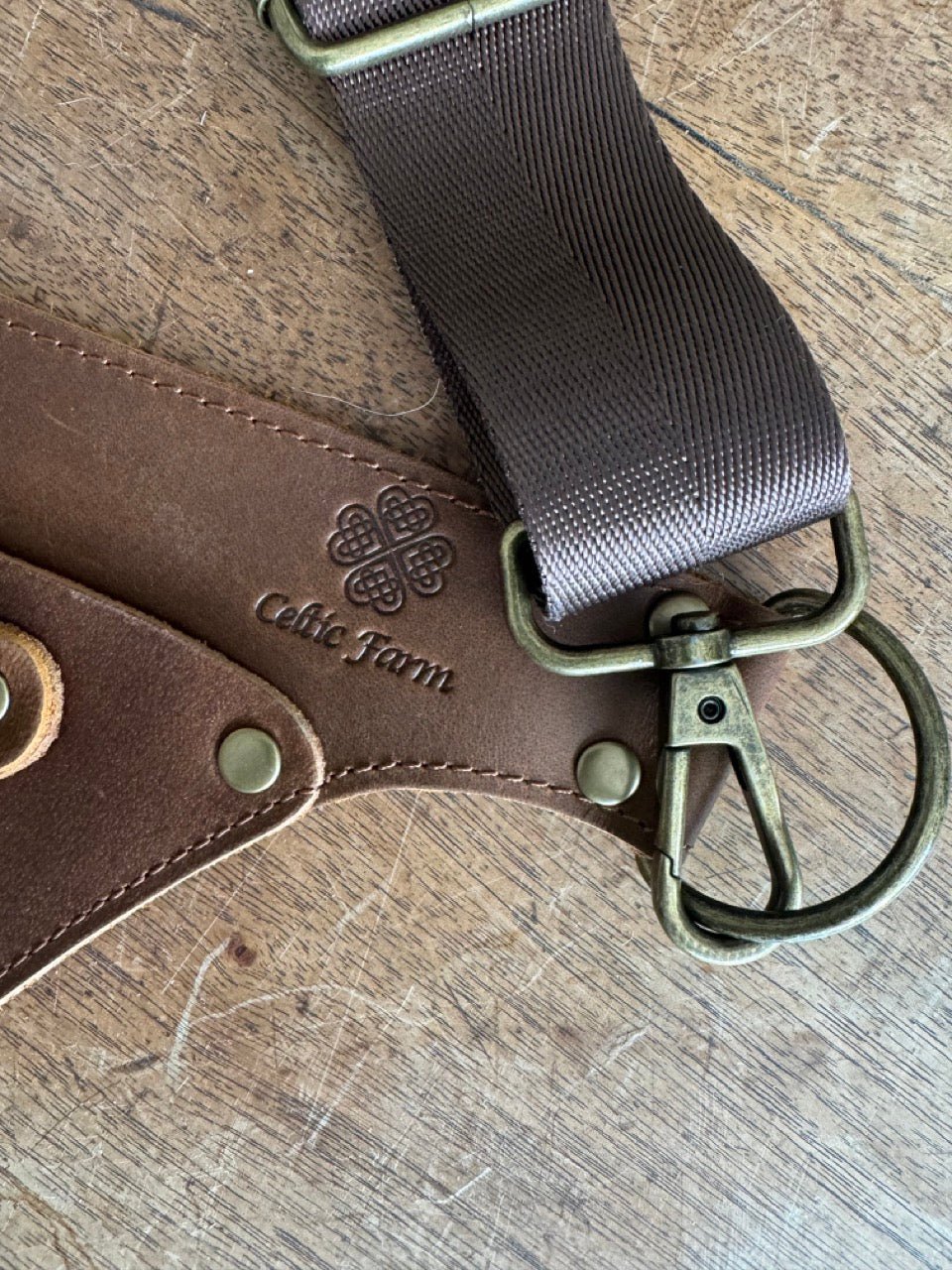 Ultimate Leather Garden Tool Belt &amp; Holder - Extra Rivet Reinforced, Master Gardener Designed