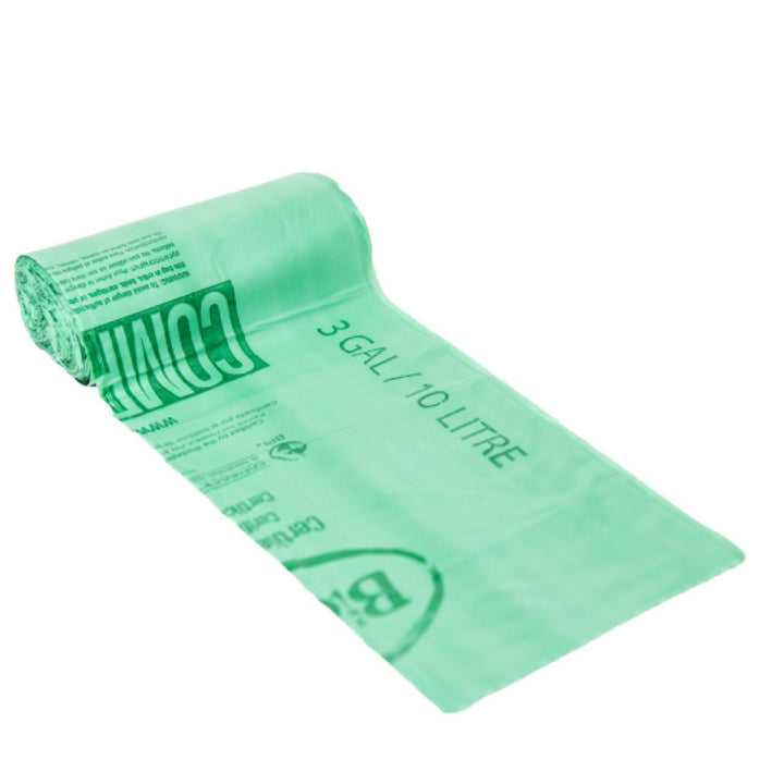 Biobag 3 Gal Compostable Bags (2-Roll Pack, QTY:50)