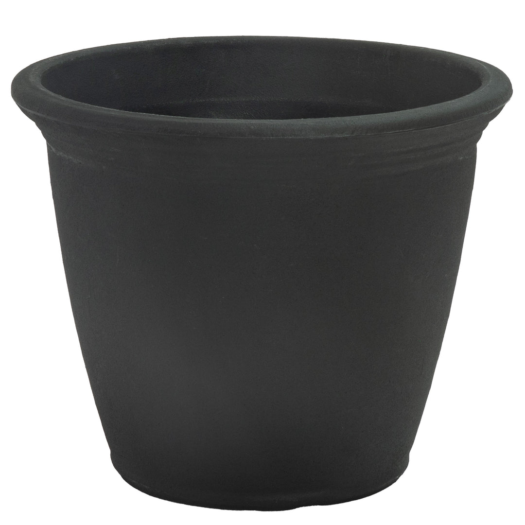 Anjelica Polyresin Large Round Outdoor Planter
