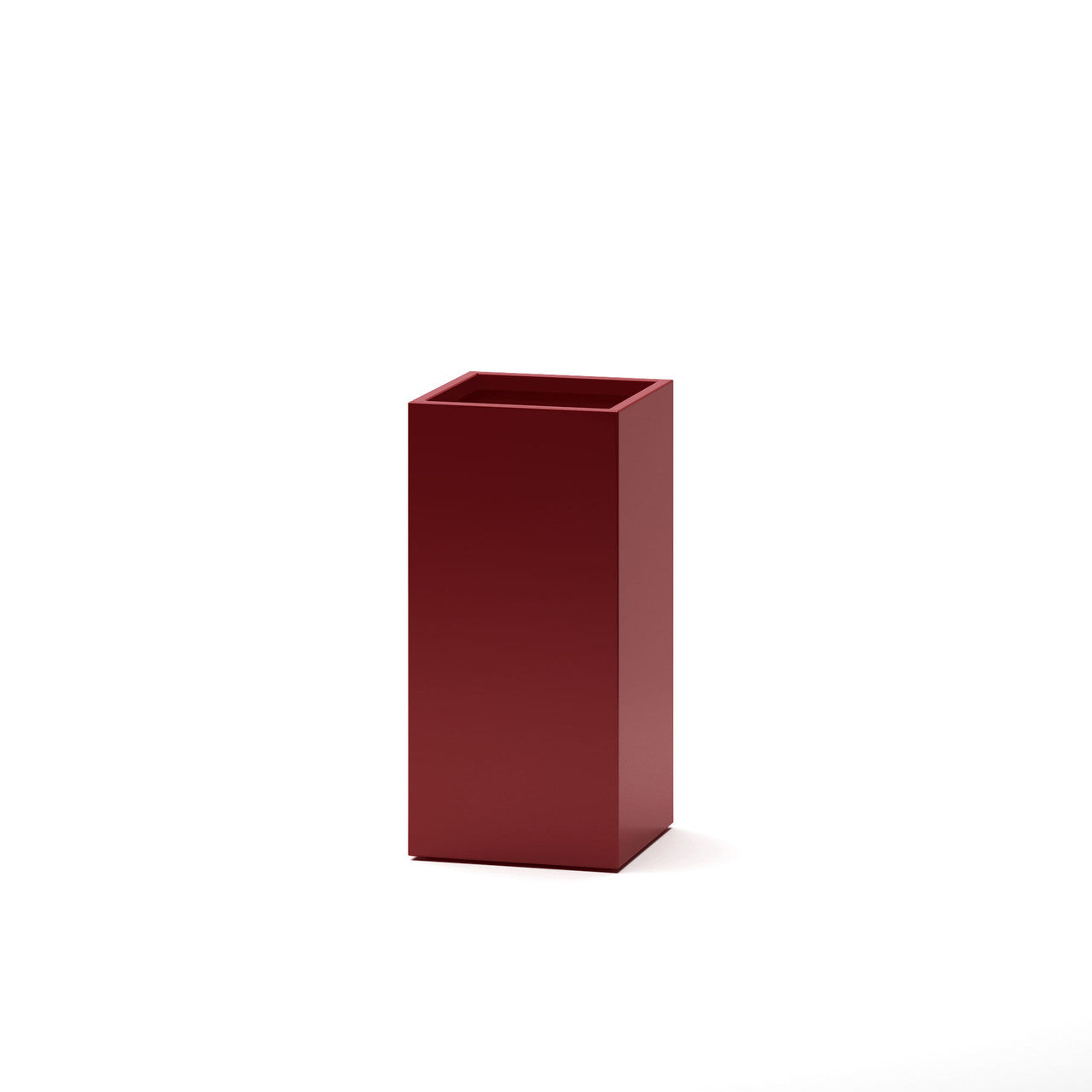 Santiago Tall Square Fiberglass Planter 12' L x 12" W x 24"H