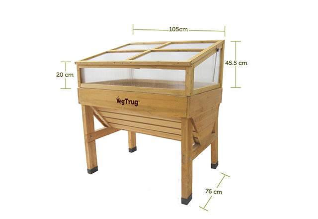 Veg Trug Cold Frame - Small 1m