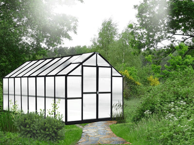 Mont Growers Edition Greenhouse 8ft. x 16t. - Black