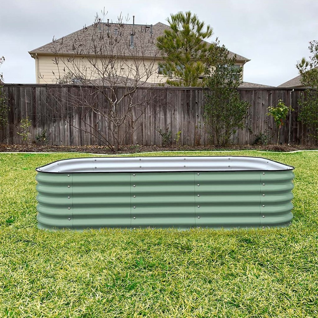 17" TALL 9 IN 1 MODULAR METAL RAISED GARDEN BED KIT - GreenLivingSupply-Store