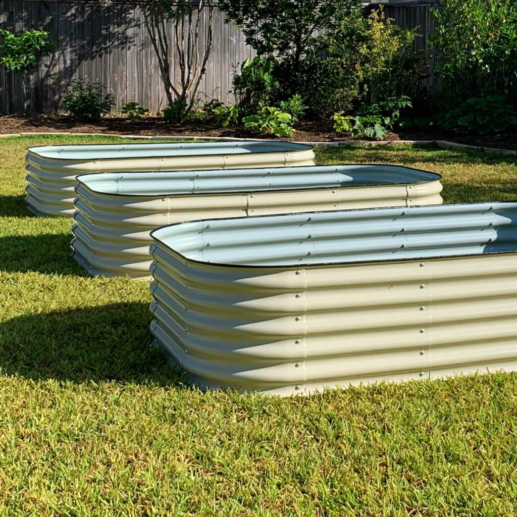 17" TALL 9 IN 1 MODULAR METAL RAISED GARDEN BED KIT - GreenLivingSupply-Store