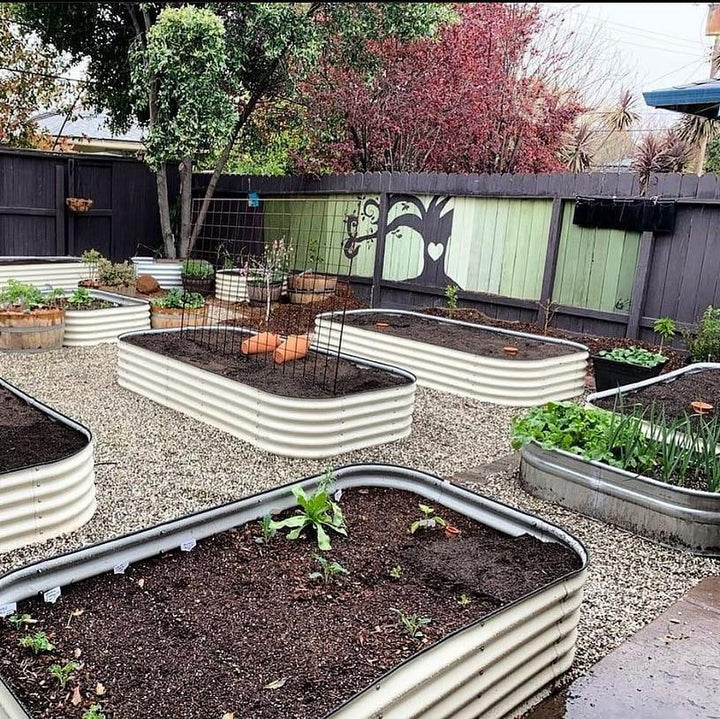 17" Tall 10 In 1 Modular Metal Raised Garden Bed Kit - GreenLivingSupply-Store
