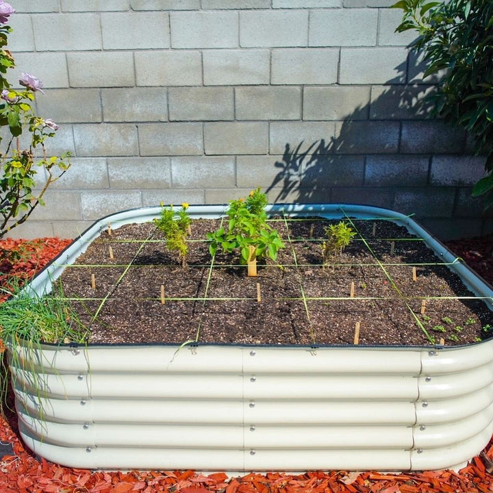 17" TALL 9 IN 1 MODULAR METAL RAISED GARDEN BED KIT - GreenLivingSupply-Store