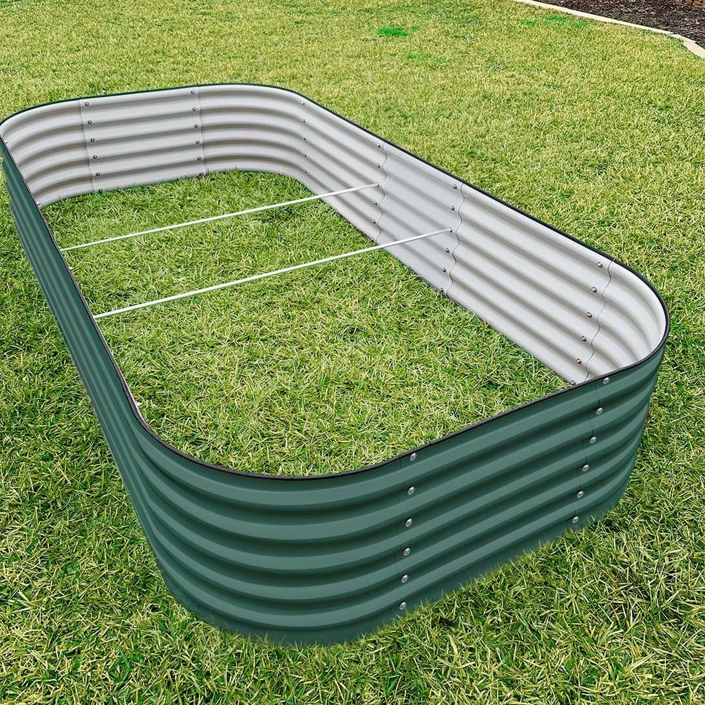 17" Tall 10 In 1 Modular Metal Raised Garden Bed Kit - GreenLivingSupply-Store