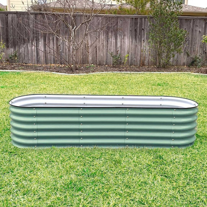 17" Tall 6 In 1 Modular Metal Raised Garden Bed Kit - GreenLivingSupply-Store