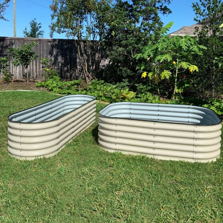 17" Tall 6 In 1 Modular Metal Raised Garden Bed Kit - GreenLivingSupply-Store
