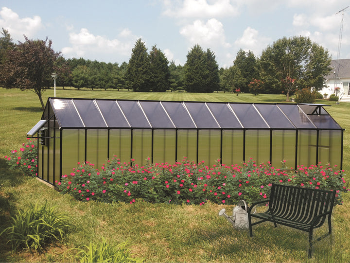 Mont Greenhouse 8FTx 24FT - Black Finish - Mojave